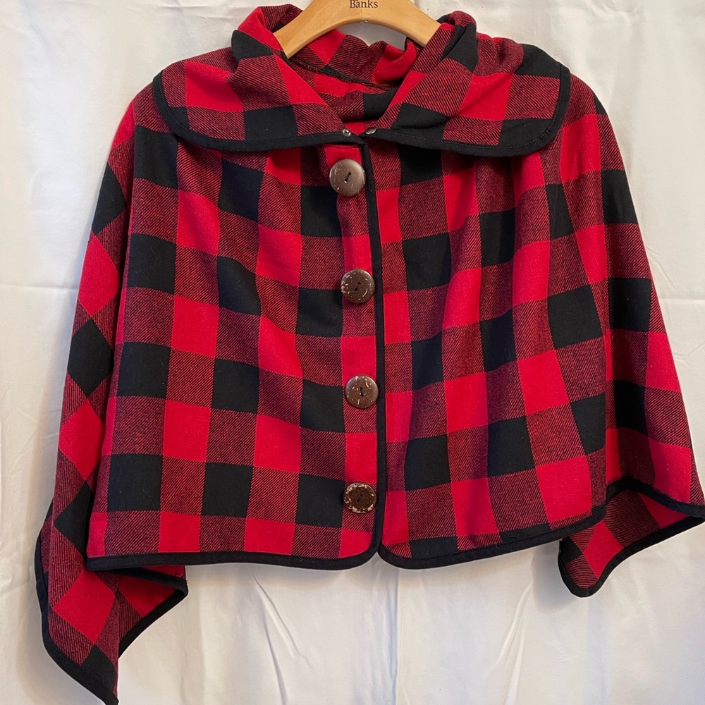 Red and Black Cape
